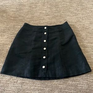 Button front a line skirt EUC